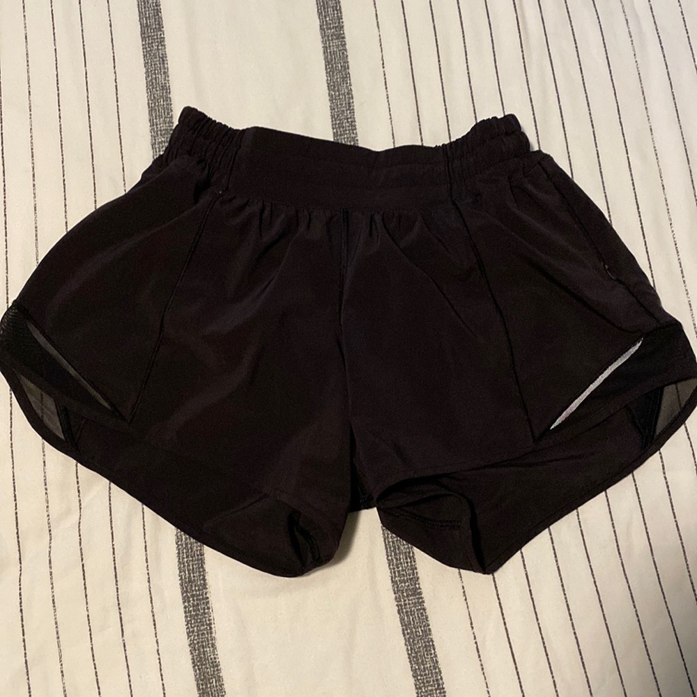 Lululemon Black Hotty Hot Shorts